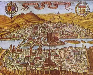 Paris à la fin du XVIème siècle : vue d'ensemble